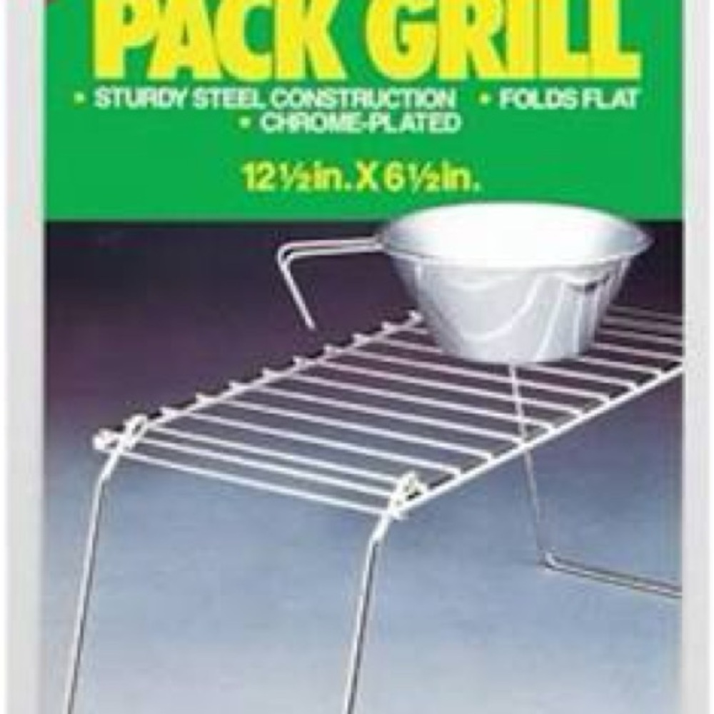 Chrome Plated BBQ Grill for picnics, camping and more! NEW!